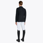 Lightweight Jersey Zip Show Jacket in Black