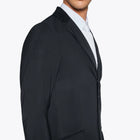 Lightweight Jersey Zip Show Jacket in Black