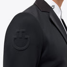 Lightweight Jersey Zip Show Jacket in Black