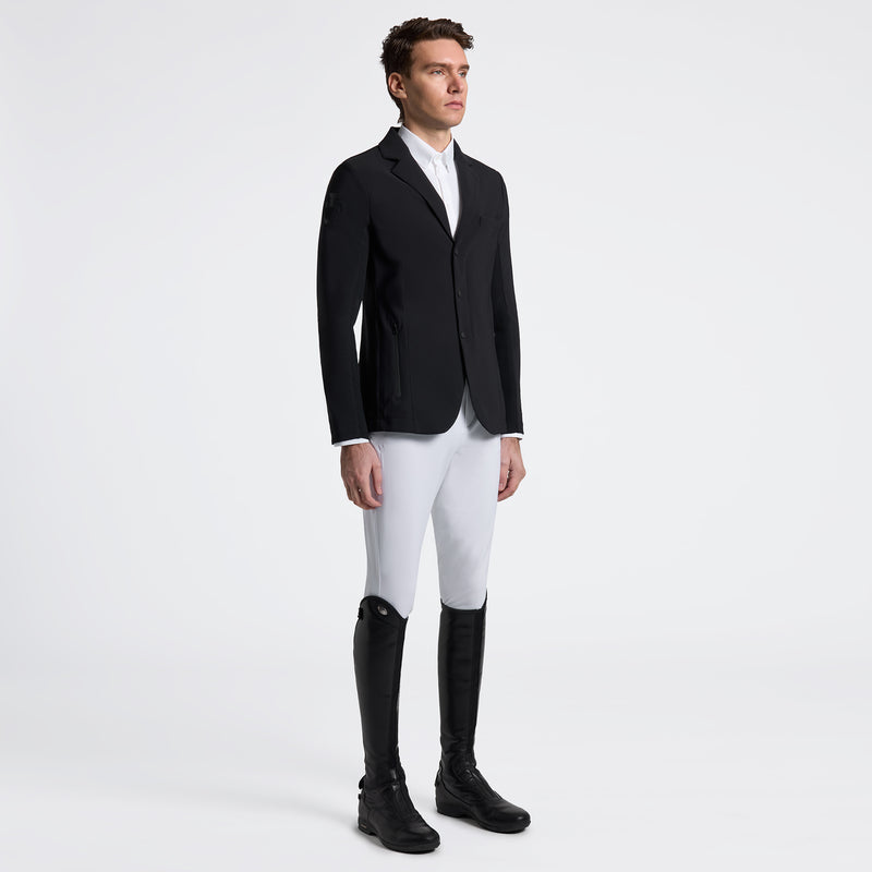 Revolution Light Tech Knit Zip Show Jacket in Black