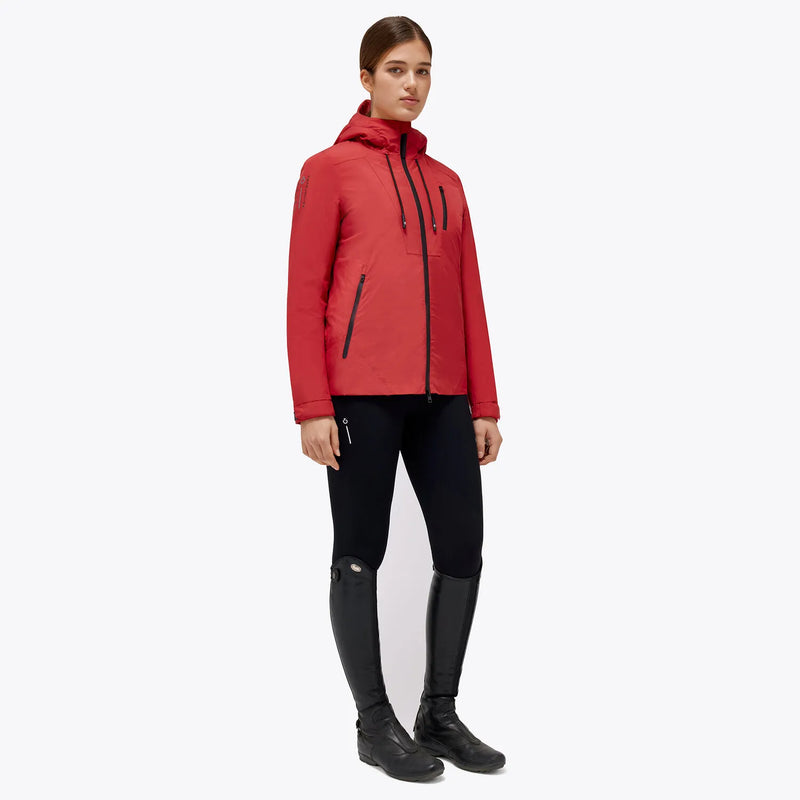 Revolution All-Weather Hooded Shell Jacket in Red