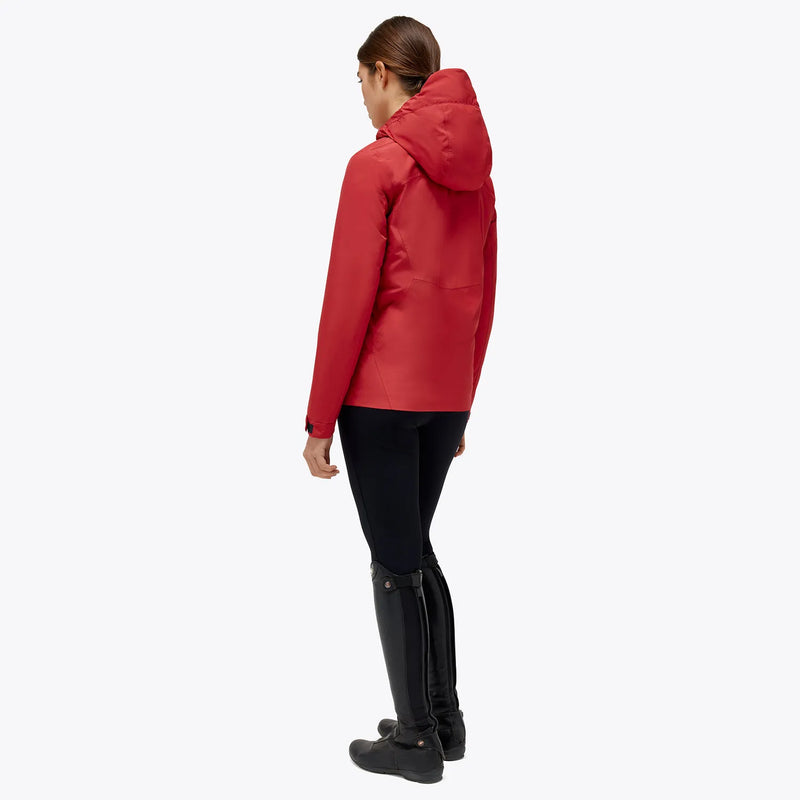 Revolution All-Weather Hooded Shell Jacket in Red