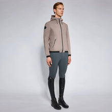 Hooded Jersey Softshell Jacket in Tortora
