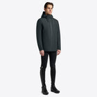 Hooded Performance 3-Way Jacket in Dark Grey