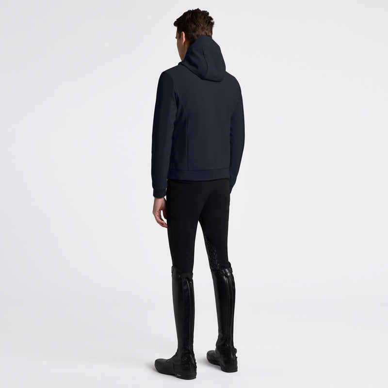 Thermal Performance Hooded Softshell Jacket in Navy