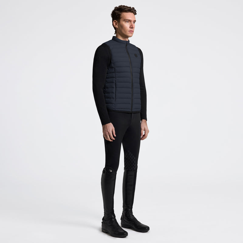 Lightweight Duck Down Vest in Navy