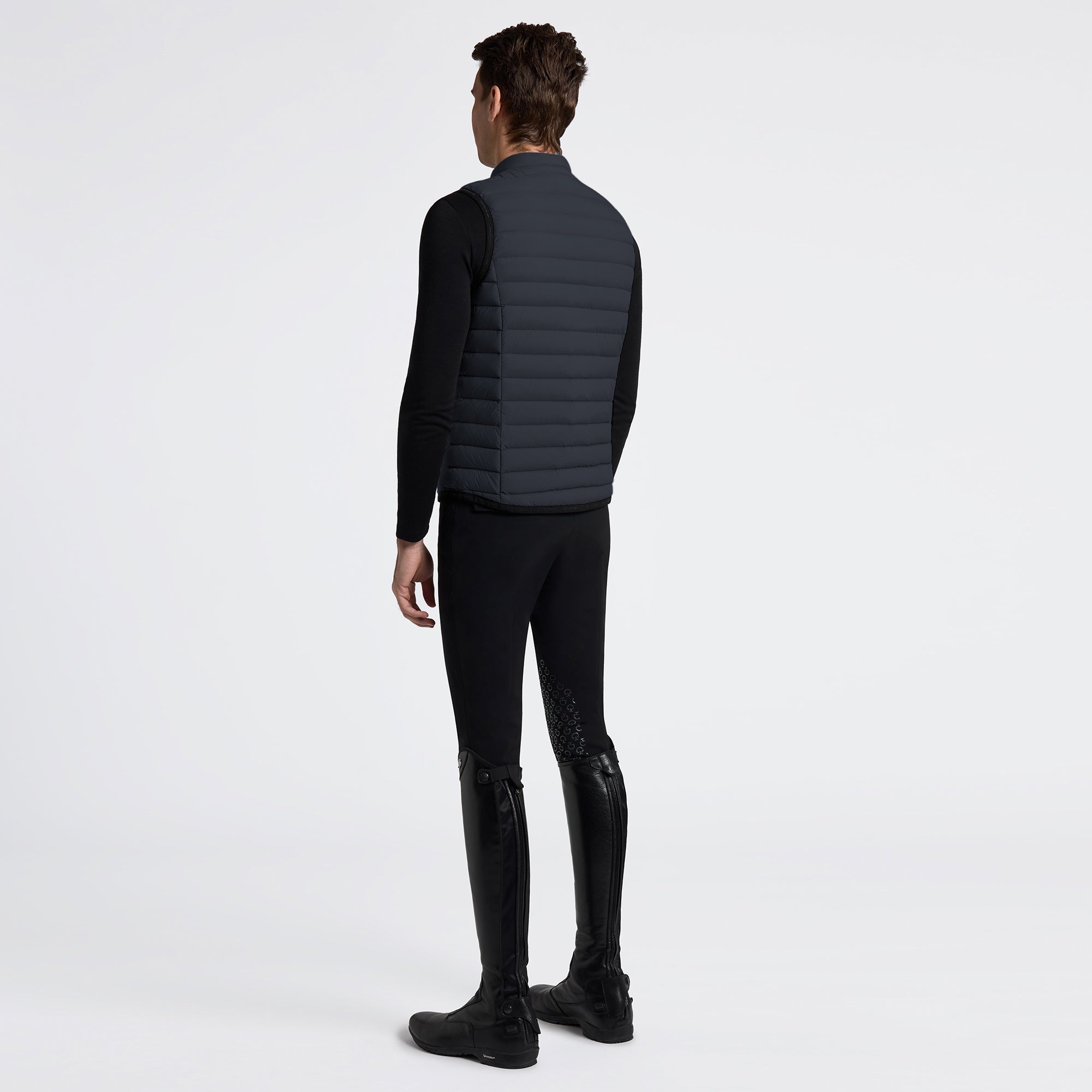 Lightweight Duck Down Vest in Navy