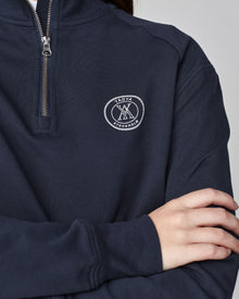Half Zip Pullover in Navy