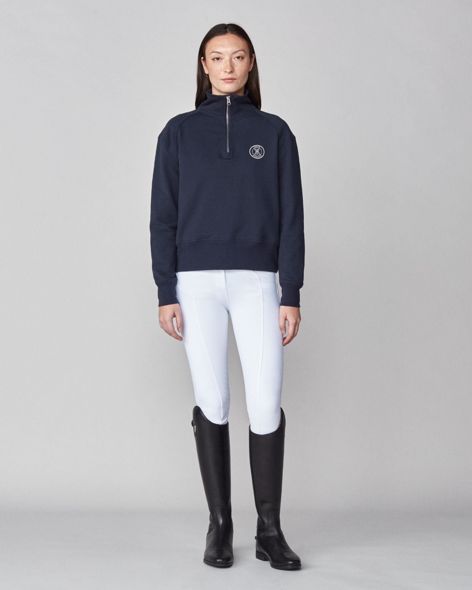 Half Zip Pullover in Navy