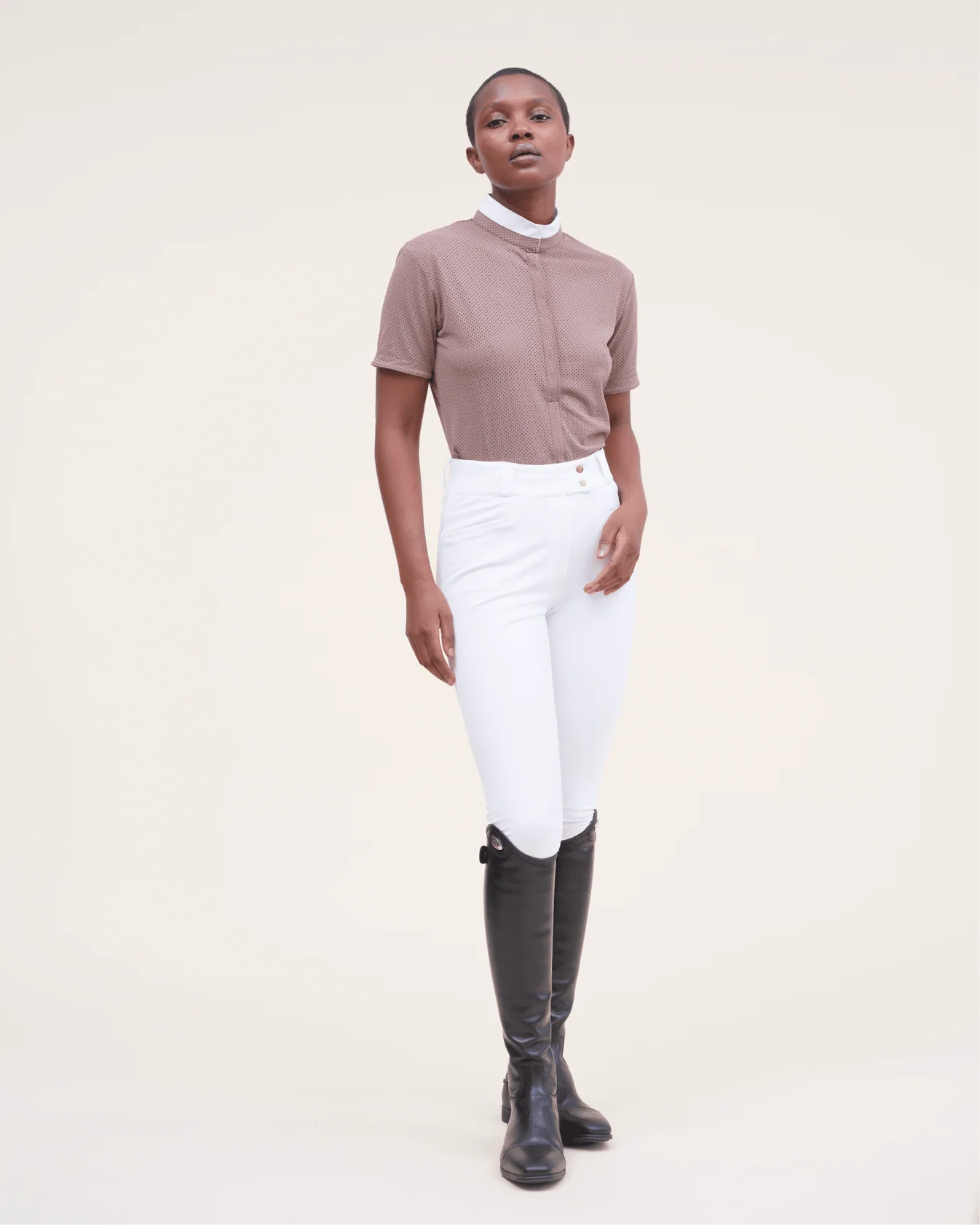 Helios Show Shirt in Taupe