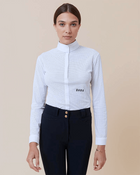 Helios Long Sleeve Show Shirt in White