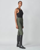 High-Rise Compression Breeches in Green