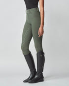 High-Rise Compression Breeches in Green