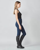 High-Rise Compression Breeches in Navy