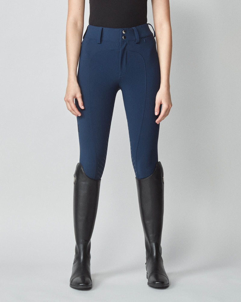 High-Rise Compression Breeches in Navy