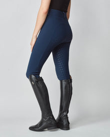 High-Rise Compression Breeches in Navy