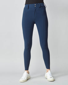 High-Rise Compression Breeches in Navy