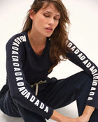 Izzy Long Sleeve Top in Marine