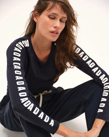 Izzy Long Sleeve Top in Marine