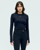 Kira Long Sleeve Top in Black