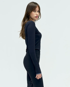 Kira Long Sleeve Top in Black