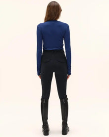 Kira Long Sleeve Top in Baltic Blue