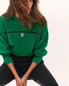Merlin Sweatshirt in Tennis Green