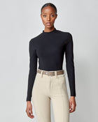 Leather Buckle Belt in Taupe