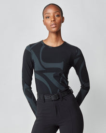 Leather Buckle Belt in Black