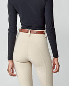 Leather Buckle Belt in Brown
