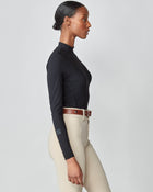 Leather Buckle Belt in Brown