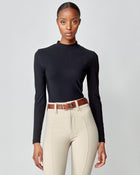 Leather Buckle Belt in Brown