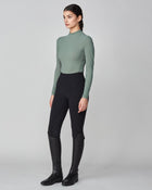 Lightweight Long Sleeve Top in Slate Green