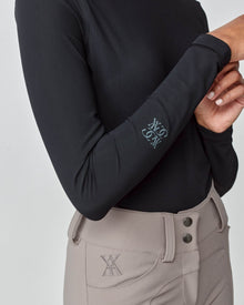 Lightweight Long Sleeve Top in Black