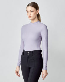 Lightweight Long Sleeve Top in Lavender