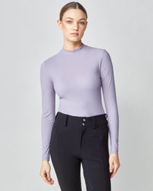 Lightweight Long Sleeve Top in Lavender