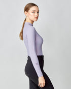 Lightweight Long Sleeve Top in Lavender