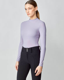 Lightweight Long Sleeve Top in Lavender