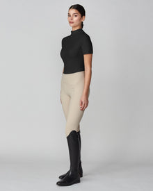 Lightweight Short Sleeve Top in Black
