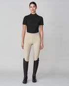 Lightweight Short Sleeve Top in Black