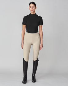 Lightweight Short Sleeve Top in Black