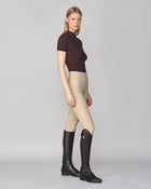 Lightweight Short Sleeve Top in Dark Brown