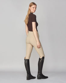 Lightweight Short Sleeve Top in Dark Brown