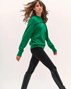 Merlin Sweatshirt in Tennis Green