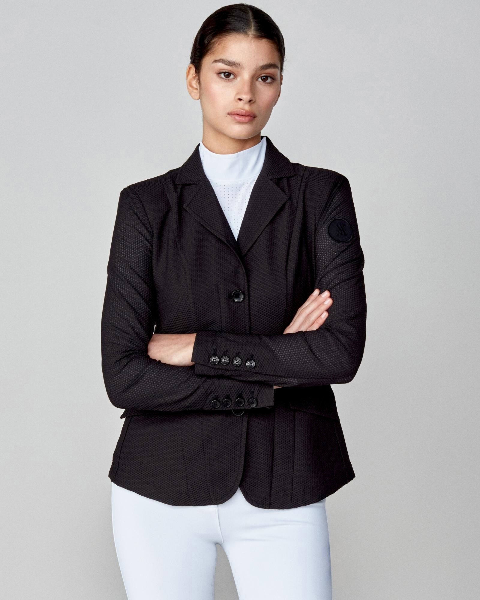 Mesh Show Jacket in Black