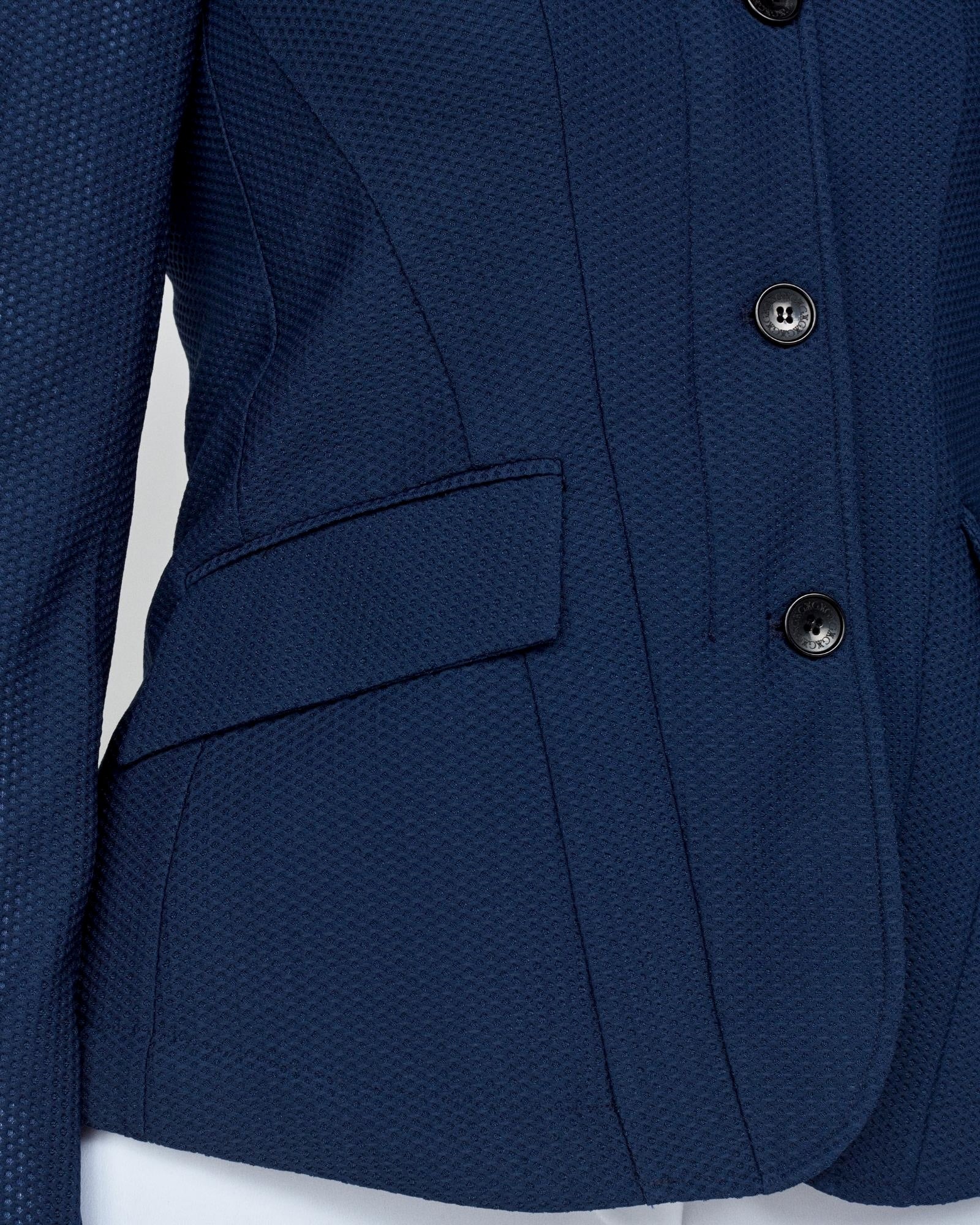 Mesh Show Jacket in Navy