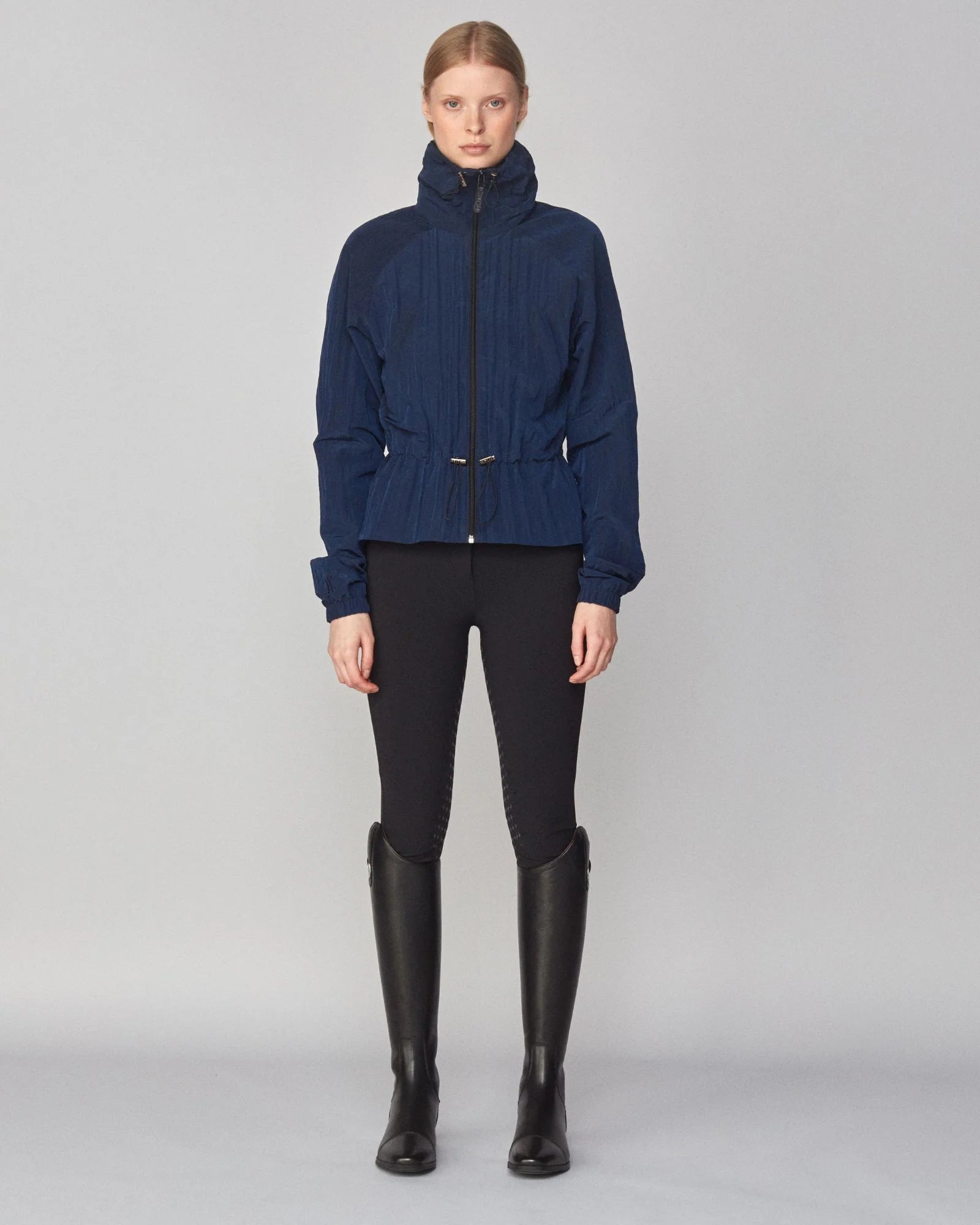 Windproof Riding Jacket in Navy
