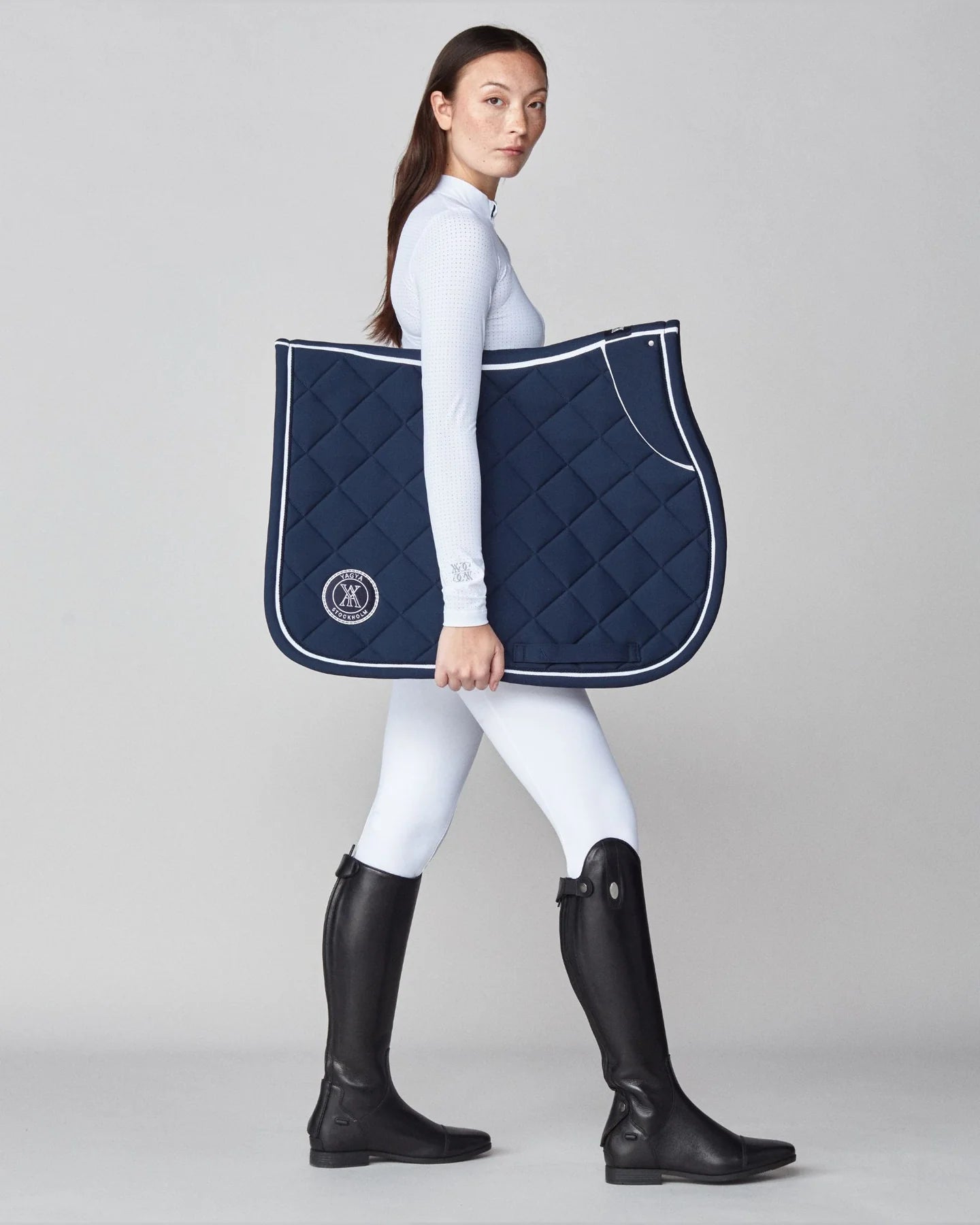 Performance Saddle Pad in Navy
