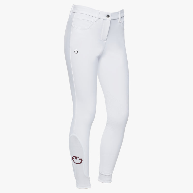 Girl's Classic Jumping Breeches in White
