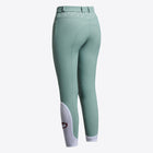 Girl's Embroidered Jumping Breeches with Pocket in Teal Green